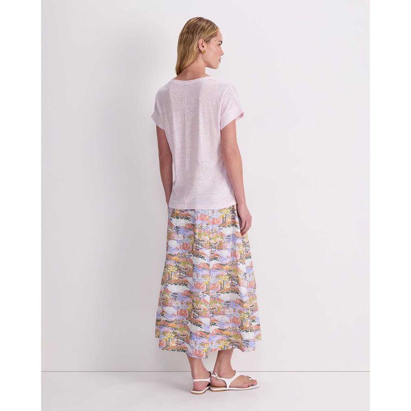 Sportscraft Tonia Foil Linen Tee image number 1